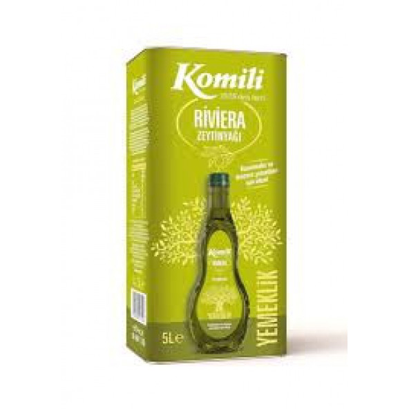 Komili Riviera Zeytinyağı 5 Lt Teneke X 2 Adet ürün görseli 1
