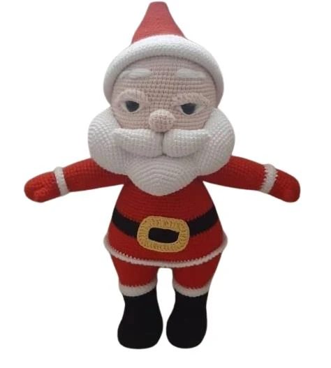 Yılbaşı Dedesi Amigurumi Organik Oyuncak ürün görseli 1