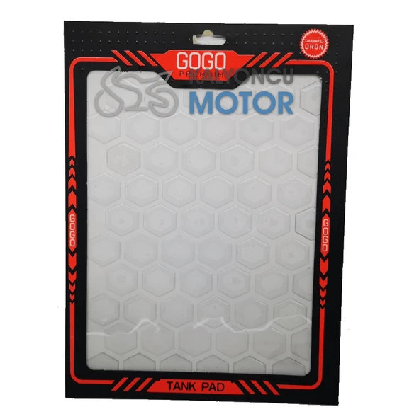 Motosiklet Depo Yan Pad Şeffaf 60 Adet ürün görseli 1