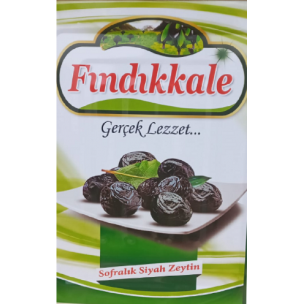 Akhisar Fındıkkale Yağlı Sele Siyah Zeytin Gold 201-260 Kb 10 kg Teneke ürün görseli 1