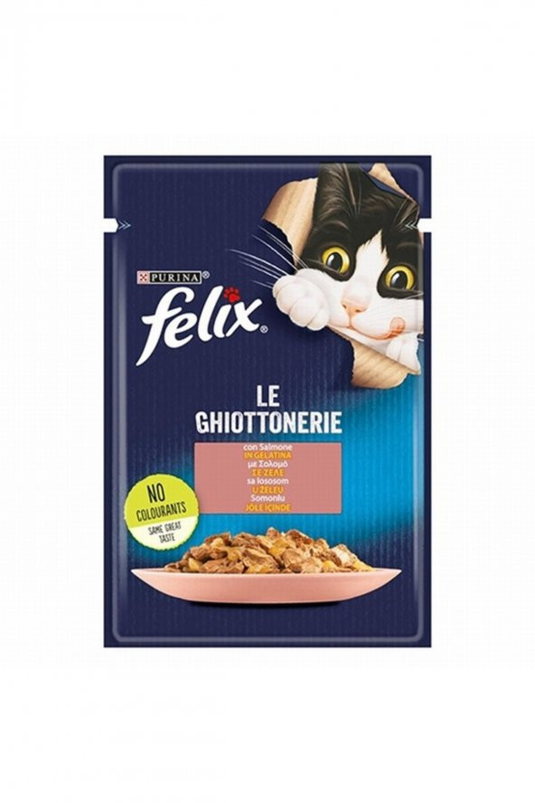 Felix Somon Balıklı Yetişkin Kedi Konservesi Pouch 26X85 Gr ürün görseli 1