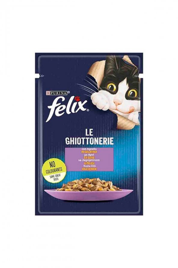 Felix Kuzu Etli Yetişkin Kedi Konservesi 85gr x 26 adet ürün görseli 1