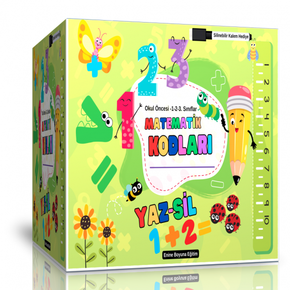 Okul Öncesi ve 1-2-3. Sınıflar Matematiğin KODLARI YAZ-SİL Eğitim Seti ürün görseli 1