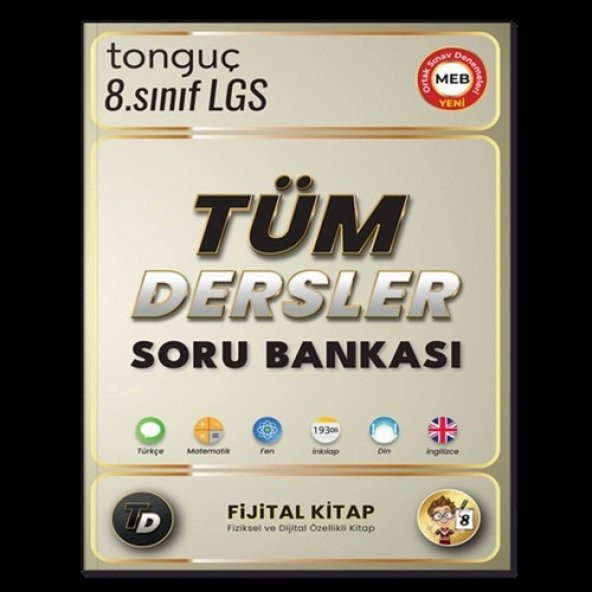 Tonguç Akademi 8. Sınıf Tüm Dersler Soru Bankası ürün görseli 1