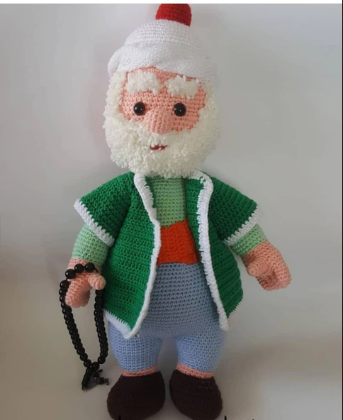 Nasreddin Hoca Amigurumi Örgü Organik Oyuncak ürün görseli 1