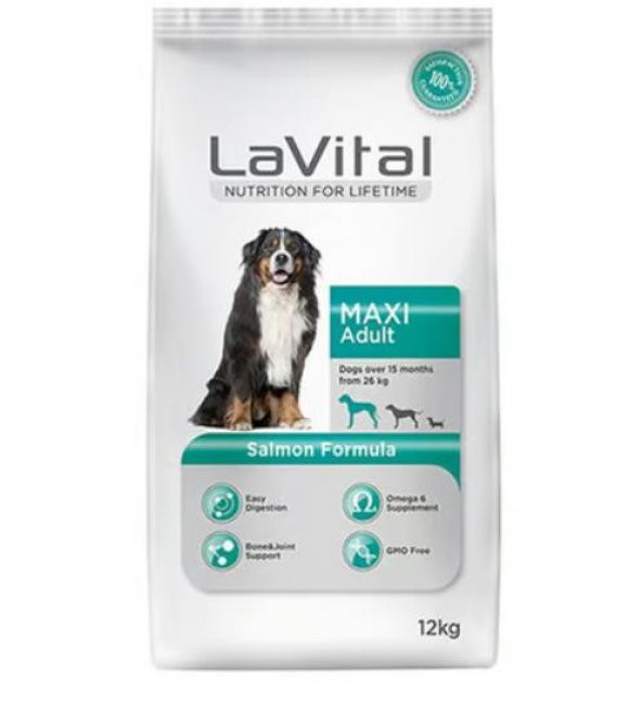 La Vital Somonlu Maxi Yetişkin Köpek Maması 15 Kg ürün görseli 1