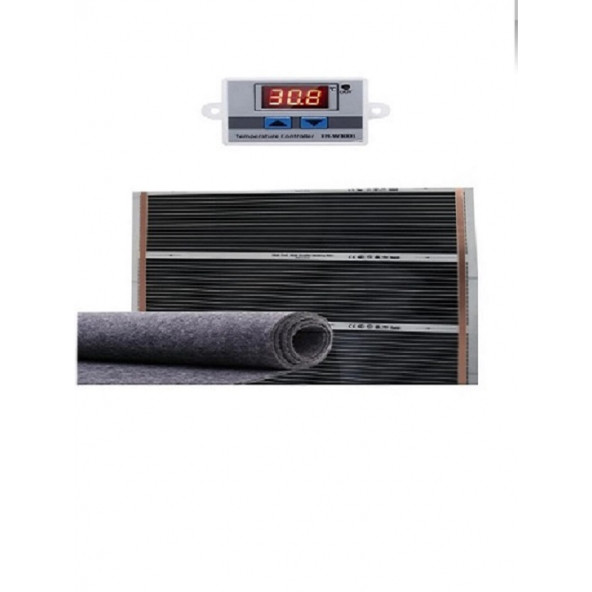 80x200 Keçeli Otomatik Termostatlı Halı Altı Karbon Isıtıcı ürün görseli 1