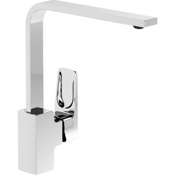 Artema Root Square A42753 Eviye Bataryası, Krom ürün görseli 1