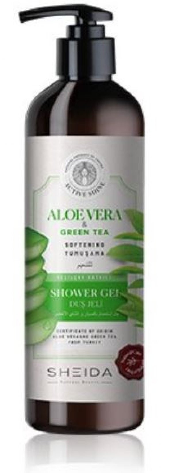 Sheida Aloe Vera & Green Tea Yumuşatıcı Duş Jeli ürün görseli 1