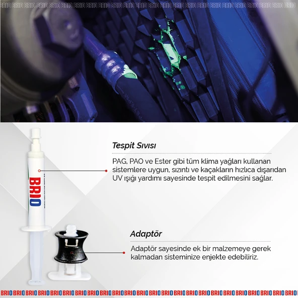 Brio Uv Kaçak Tespit Sıvısı 7,5 Ml - Resim 3