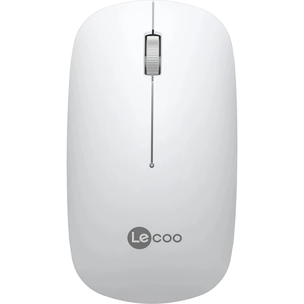 Lenovo Lecoo Ws214 Nano Alıcılı Kablosuz 12000Dpi Beyaz 3 Tuş Mouse ürün görseli 1