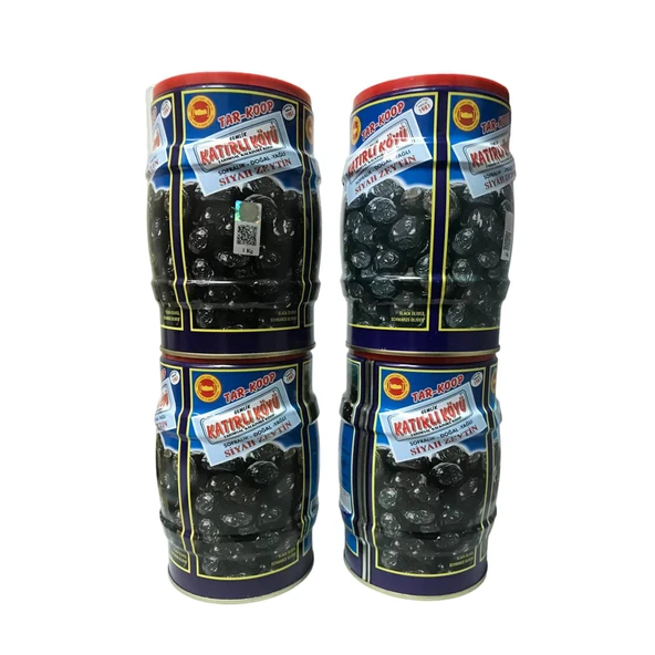 Katırlı Köyü Kahvaltılık Gemlik Siyah Zeytin 4 Adet 1000 g e ürün görseli 1