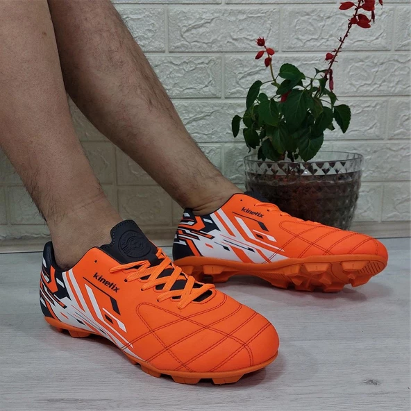Kinetix Kamıkaze Ag Turuncu Krampon Çim Saha Futbol Ayakkabı ürün görseli 1