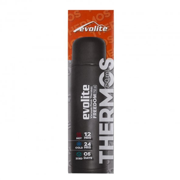 Evolite Freedom Çift Katmanlı 750 ml. Çelik Vacuum Termos - Resim 4