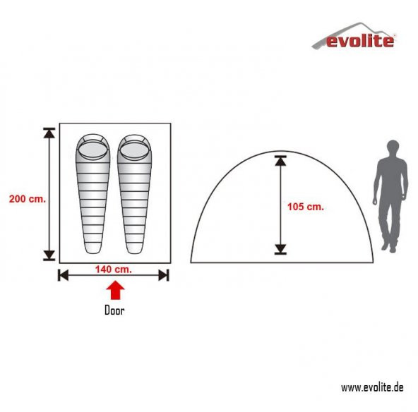 Evolite Trip Mono Dome 2 Kişilik Çadır - Resim 5