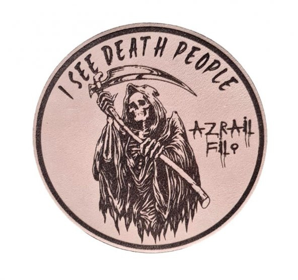 Azrail Filo I See Death People Deri PEÇ  -Arma - Leather Patch ürün görseli 1