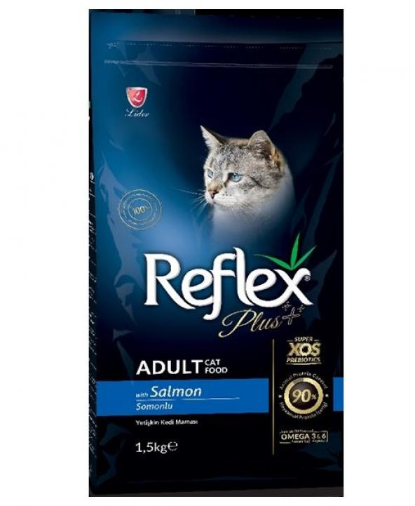 Reflex Plus Somonlu Ve Pirinçli Yetişkin Kedi Maması 1,5 Kg ürün görseli 1