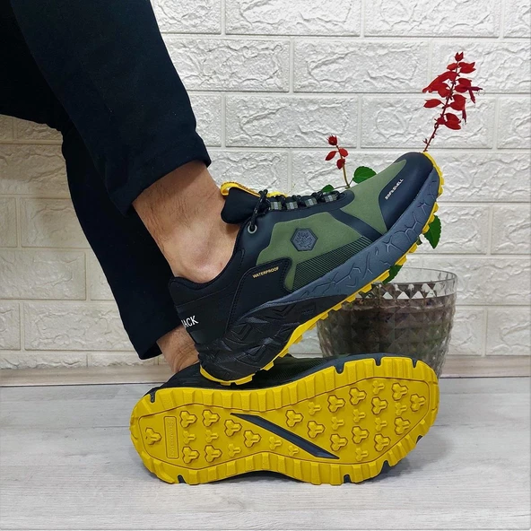 Lumberjack Joraı Haki-Sarı-Siyah Waterproof Outdor Erkek Ayakkabı ürün görseli 1