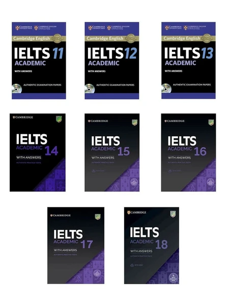 Cambridge English University IELTS 11-18 Academic with Answers with Audio ürün görseli 1
