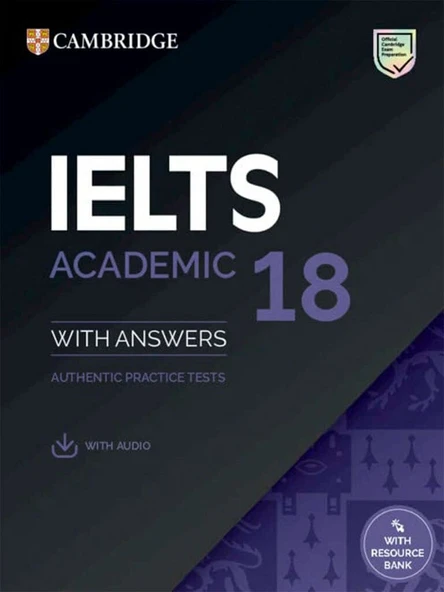 Cambridge English University IELTS 18 Academic with Answers with Audio ürün görseli 1