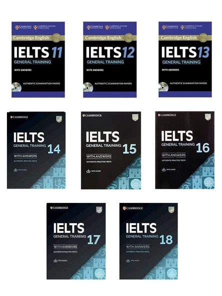 Cambridge English University IELTS 11-18 General Training with Answers with Audio ürün görseli 1
