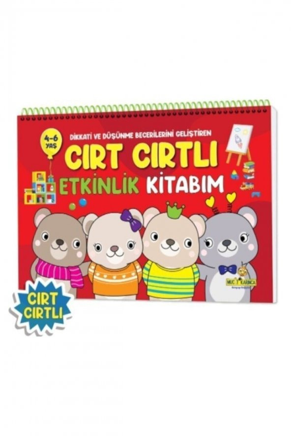 4-6 Yaş Cırt Cırtlı Etkinlik Kitabım ürün görseli 1