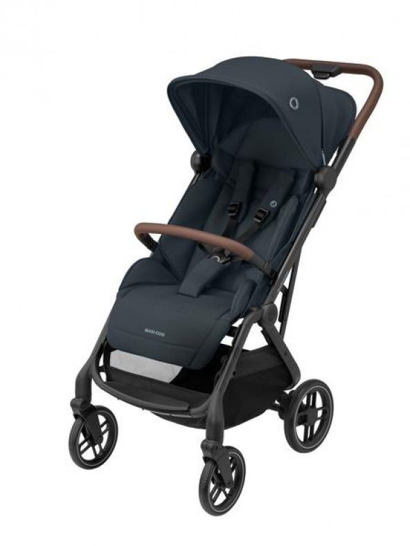 Maxi-Cosi Soho Kompakt Seyahat Sistem Olabilen Otomatik Katlanan Bebek Arabası Essential Graphite ürün görseli 1