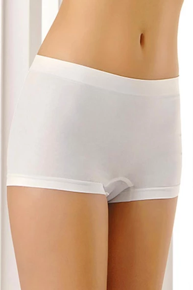 Sistina Bayan Beyaz Dikişsiz Boxer Korse 700B ürün görseli 1