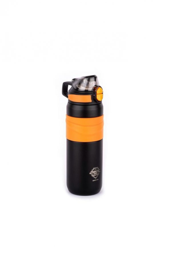 OKADI SİYAH PİPETLİ PASLANMAZ ÇELİK TERMOS 560ML ürün görseli 1