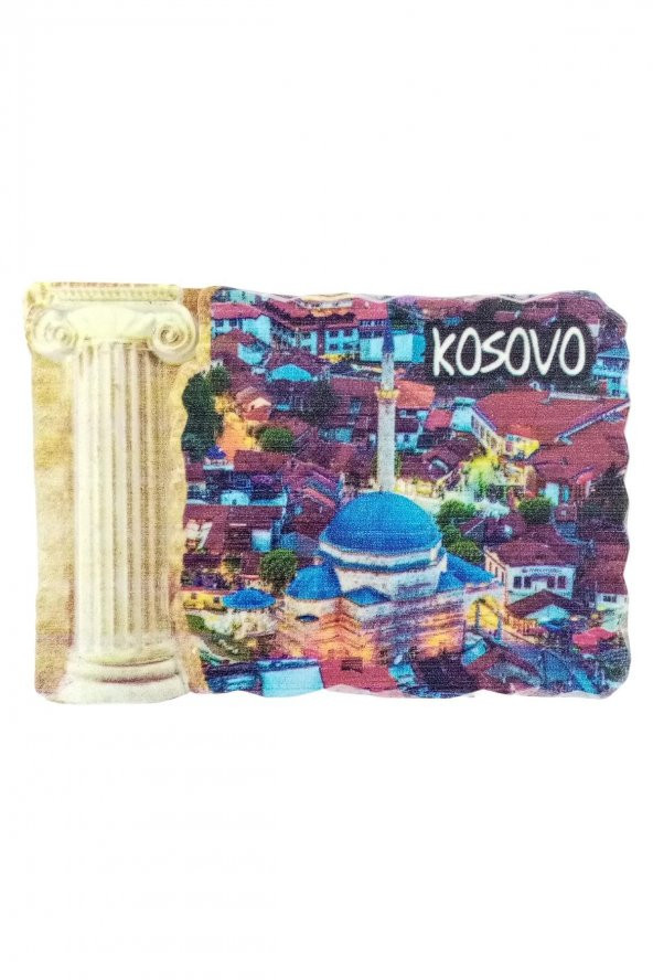 Kosova Temalı Sütun Magnet - Resim 3