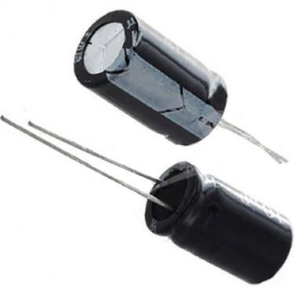 3.3uF 50V Elektrolit Kondansatör ürün görseli 1