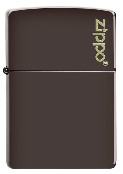 Zippo Logo Classic Brown Çakmak - Resim 2