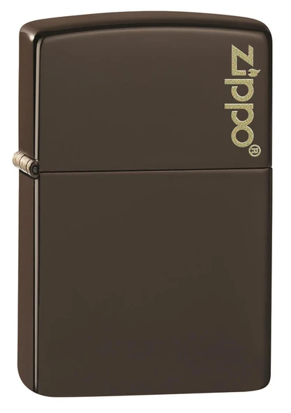 Zippo Logo Classic Brown Çakmak ürün görseli 1