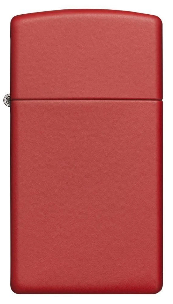 Zippo Slim Red Matte Çakmak - Resim 2