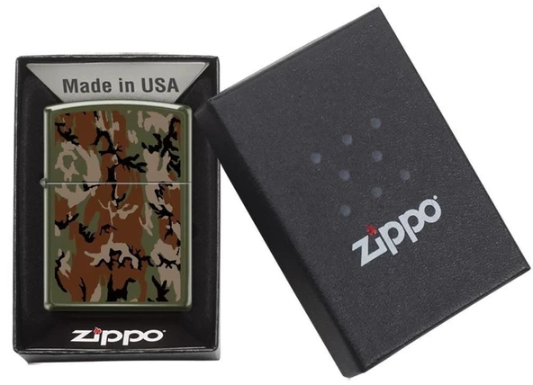 Zippo Camouflage Dizayn Çakmak - Resim 2