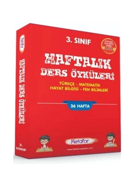 METAFOR 3.SINIF HAFTALIK DERS ÖYKÜLERİ ürün görseli 1