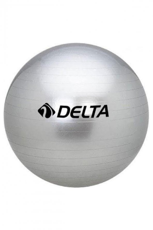 Delta 85 cm Dura-Strong Deluxe Gümüş Pilates Topu (Pompasız) ürün görseli 1