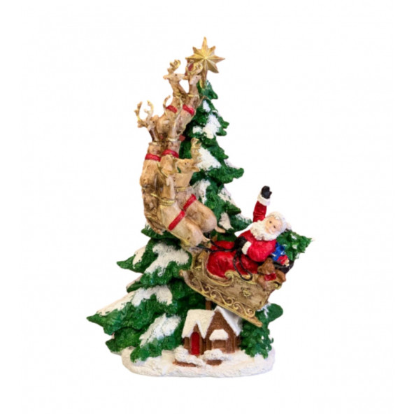 ÇAM AĞACINDA NOEL BABA DEKOR HS661-2 - Resim 3