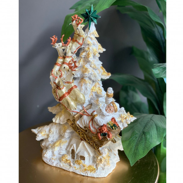 ÇAM AĞACINDA NOEL BABA DEKOR HS661-2 ürün görseli 1