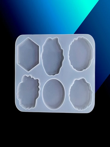 Epoksi 6 Lı Magnet Kolye Kalıbı ürün görseli 1