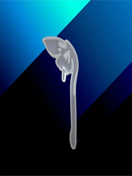 Epoksi Kelebekli Saç Tokası Kalıbı ürün görseli 1