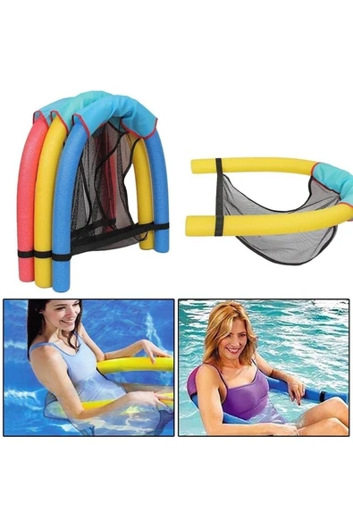 Ygt Ambalaj Fileli Havuz Deniz Sandalyesi Swimchair Yüzen Sandalye Yatak Deniz Havuz Koltuğu ürün görseli 1
