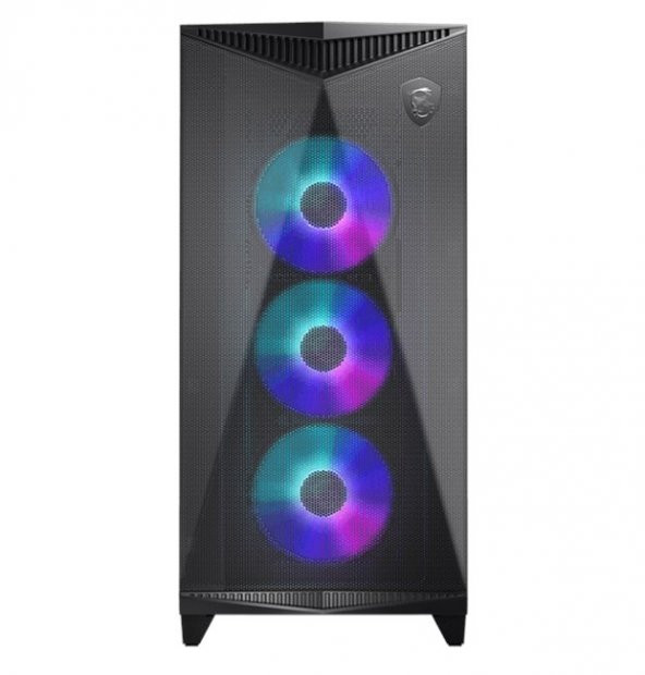 MSI MPG GUNGNIR 300R AIRFLOW TEMPERLI CAM A-RGB FAN 4x120mm PMW FAN ATX BROWN BOX GAMING BILGISAYAR KASASI ürün görseli 1