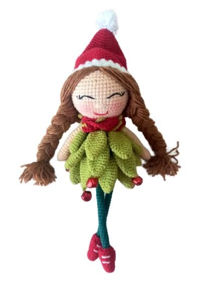 Yılbaşı Özel Bebeği Amigurumi Organik Oyuncak ürün görseli 1