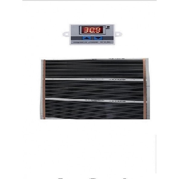 Dijital Termostatlı Halı Altı Karbon Isıtıcı Film 80x250 ürün görseli 1