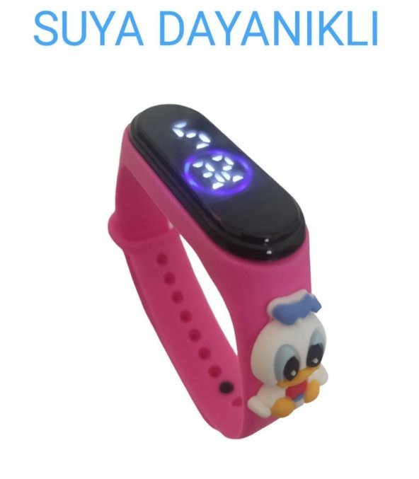 DZC KUZENLER AVM DİJİTAL DOKUNMATİK LED EKRAN SU GEÇİRMEZ FİGÜRLÜ ÇOCUK KOL SAAT SLİKON (AKILLI DEĞİLLER) ürün görseli 1