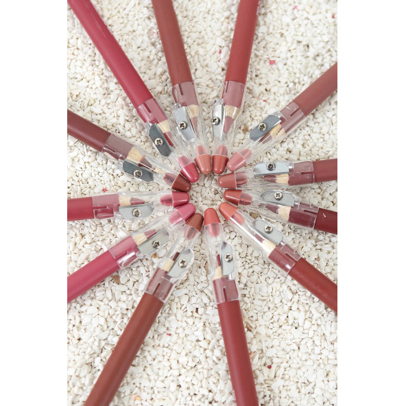 FLORMAR Dudak Kalemi Matte Color Lipstick Jumbo Kalın Kalem Ruj Waterproof 12 Li ürün görseli 1