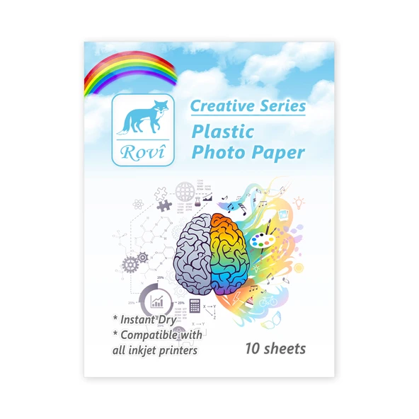 Rovi Fine-Art Plastik Fotoğraf Kağıdı 10yp A4 ürün görseli 1