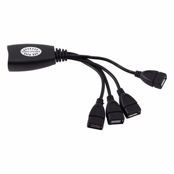 4 Port Cat Rj45 Usb Hub Ek Uzatma Extender (50 Metre) ürün görseli 1