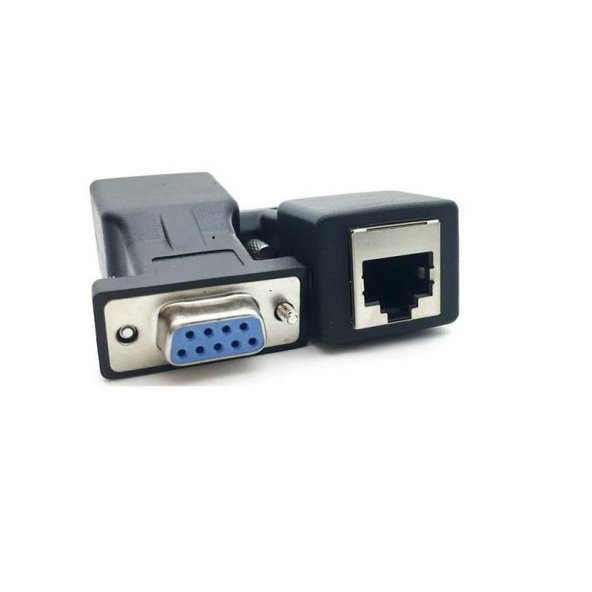 RS232 To RJ45 9 Pin Ethernet Adaptör Ekleme Ek Uzatıcı Extender Çevirici Dönüştürücü 30M ürün görseli 1